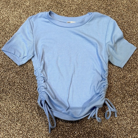 Zara Tops - blue zara top
